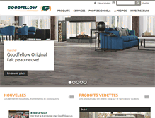 Tablet Screenshot of goodfellowinc.com
